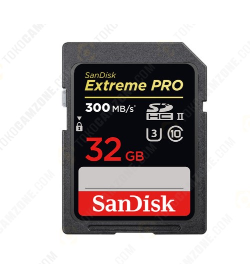 Sandisk Extreme Pro SDHC UHS II 300MB/S 32GB